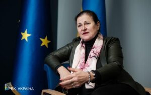 Посол Євросоюзу в Україні Катаріна Матернова (усі фото: Віталій Носач / РБК-Україна)